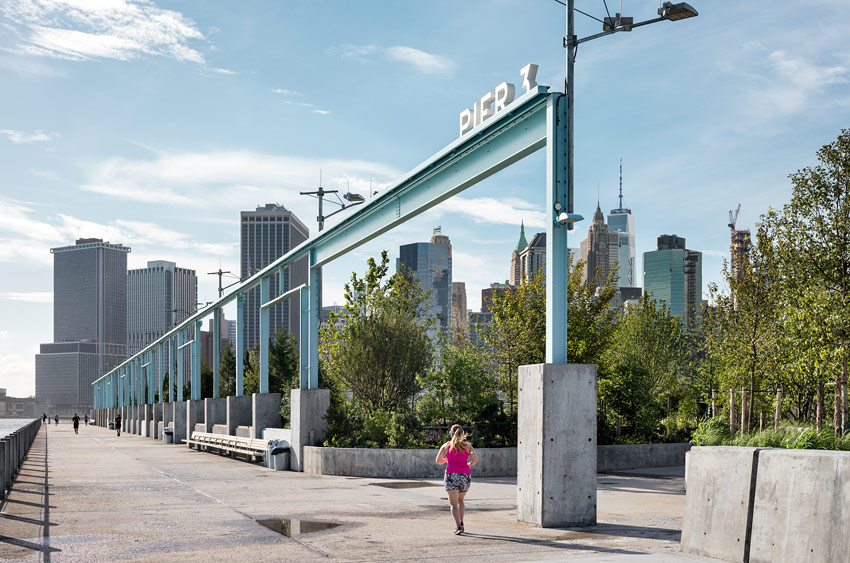 <p>Brooklyn Bridge Park Pier 3</p>
                 <p>Brooklyn, NY</p>
                 <p>Michael van Valkenburgh</p>