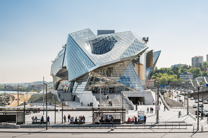 <p>Musée des Confluences</p>
                 <p>Lyon, France</p>
                 <p>Architect: Coop Himmelb(l)au</p>