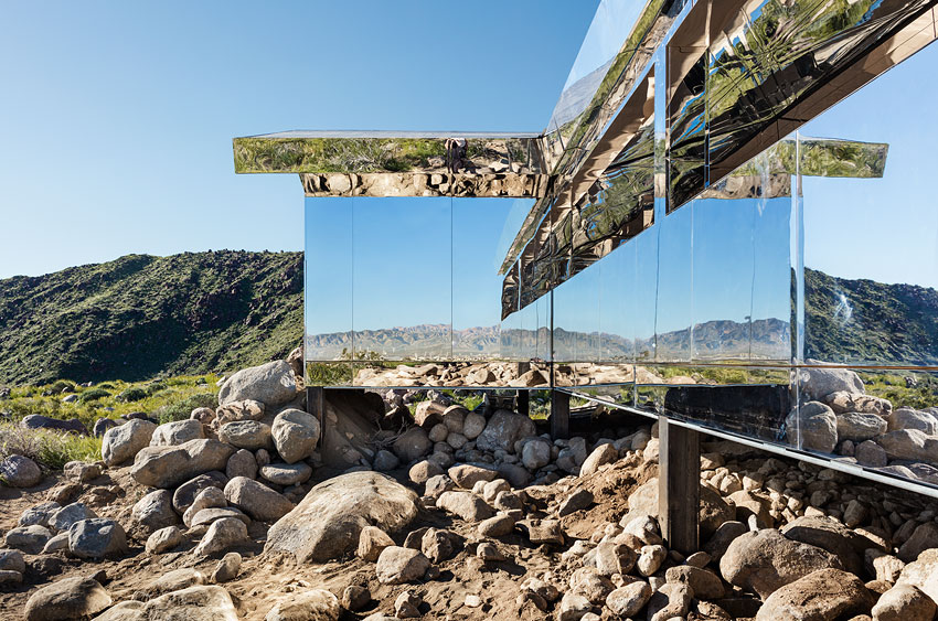 <p>Mirage at Desert X</p>
                 <p>Palm Springs, CA</p>
                 <p>Artist: Doug Aitken</p>