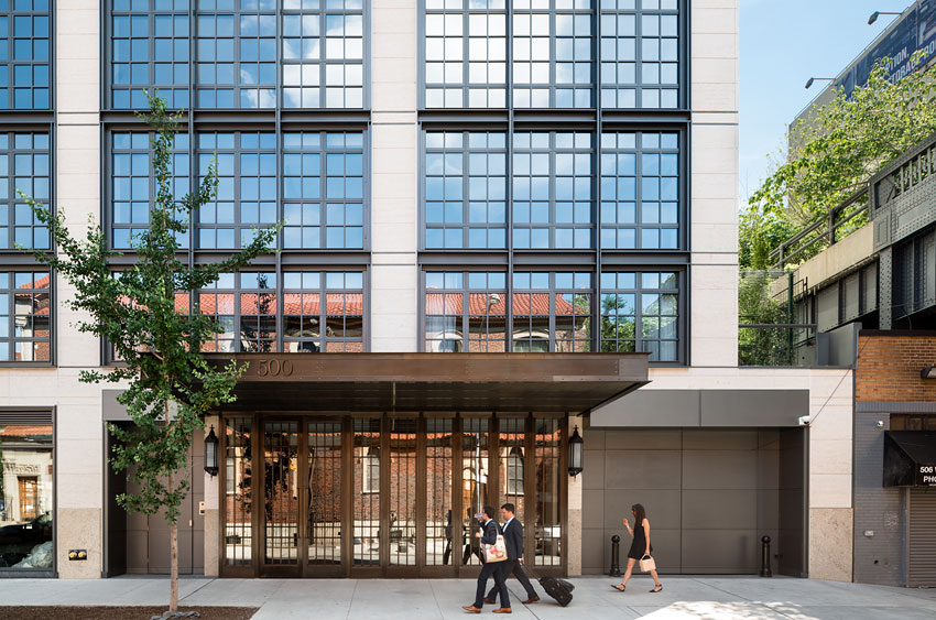 <p>500 West 21st Street</p>
                 <p>Chelsea, NY</p>
                 <p>Kohn Pedersen Fox</p>