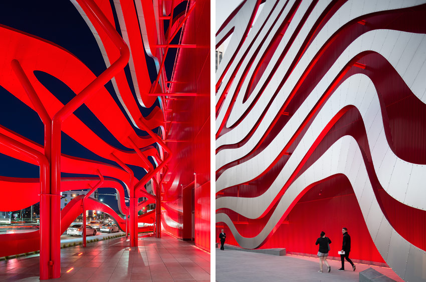 <p>Petersen Automotive Museum</p>
                 <p>Los Angeles, CA</p>
                 <p>Kohn Pedersen Fox</p>