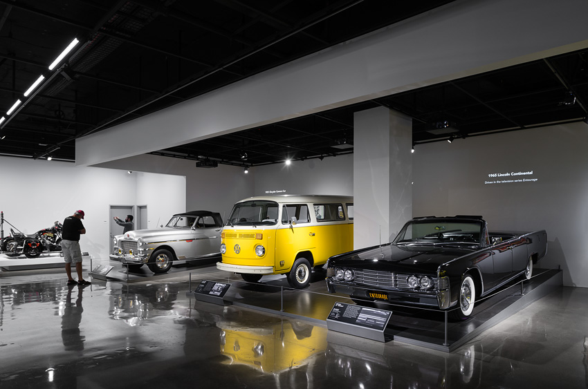 <p>Petersen Automotive Museum</p>
                 <p>Los Angeles, CA</p>
                 <p>Kohn Pedersen Fox</p>