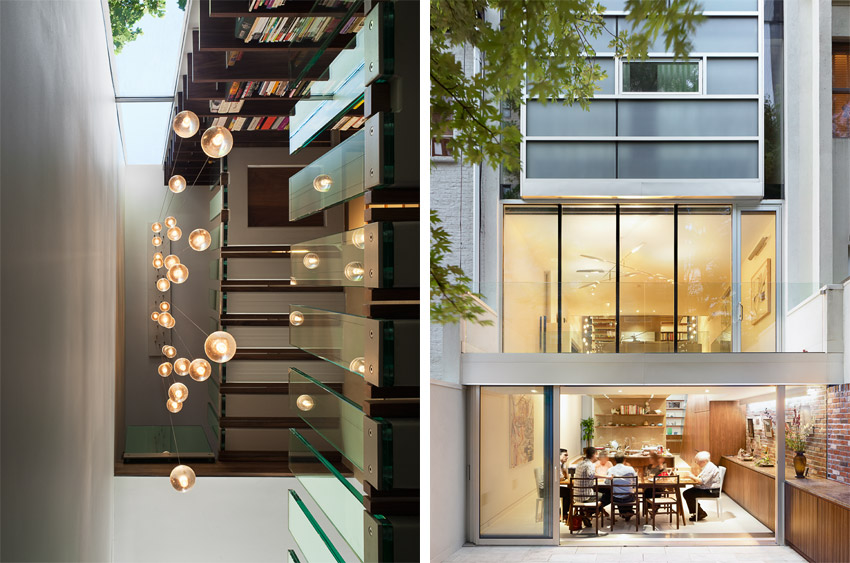 <p>51st Street Townhouse</p>
                 <p>New York City</p>
                 <p>Architect: Gluck+</p>