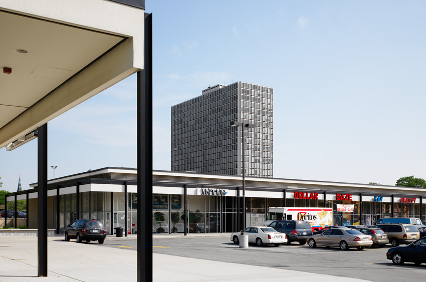 <p>Lafayette Park</p>
                 <p>Detroit, MI</p>
                 <p>Architect: Mies van der Rohe</p>